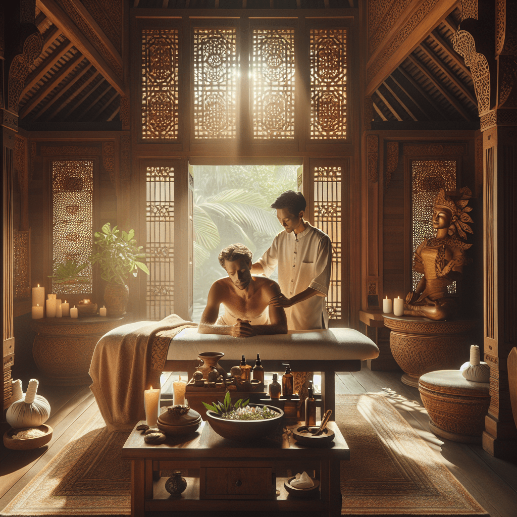 Traditional Balinese therapy