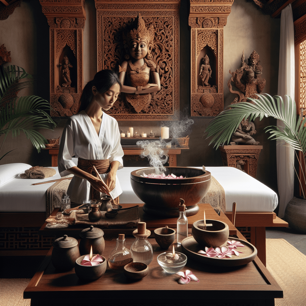 Traditional Balinese therapy